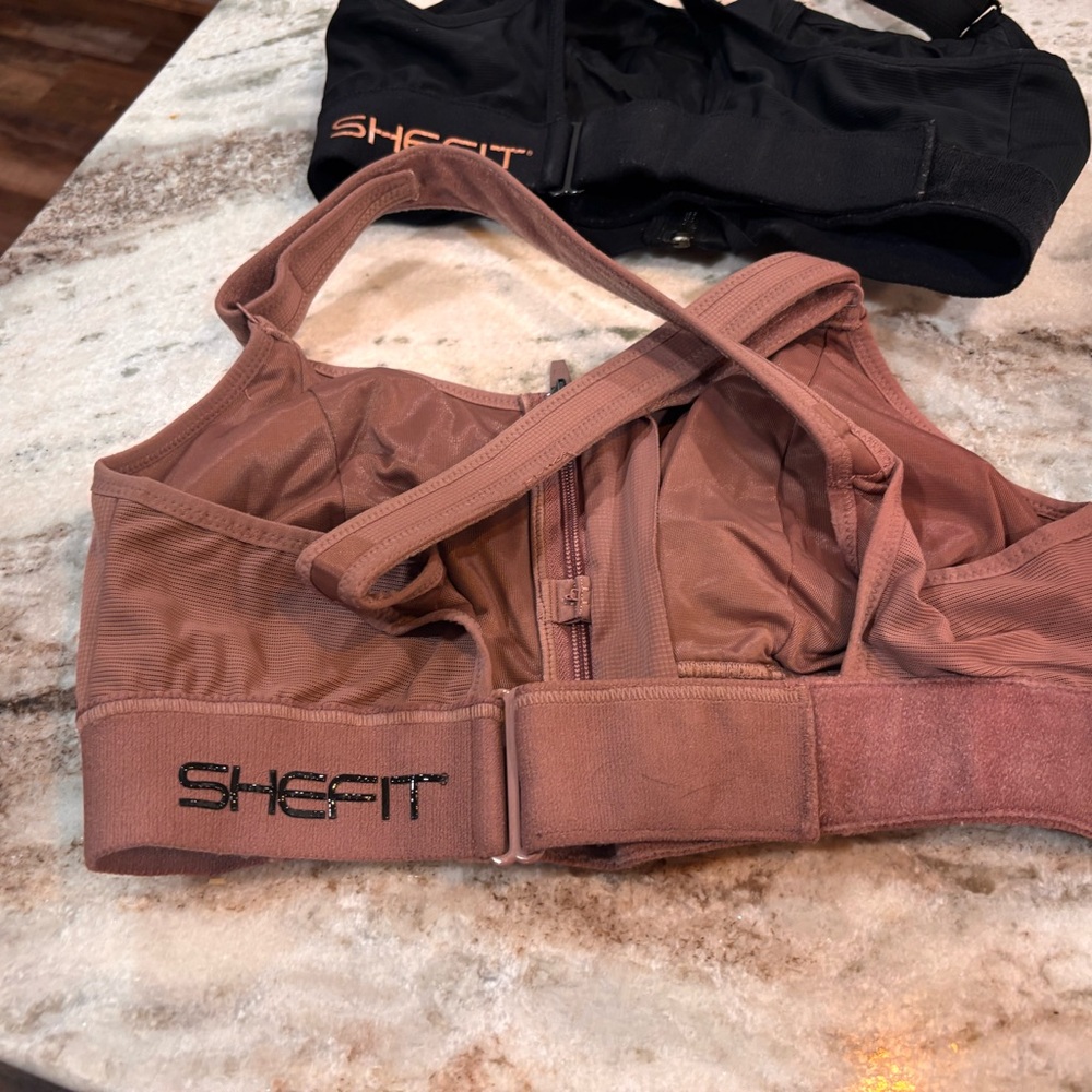 SHEFIT Adjustable Sports Bra in Dusty Rose